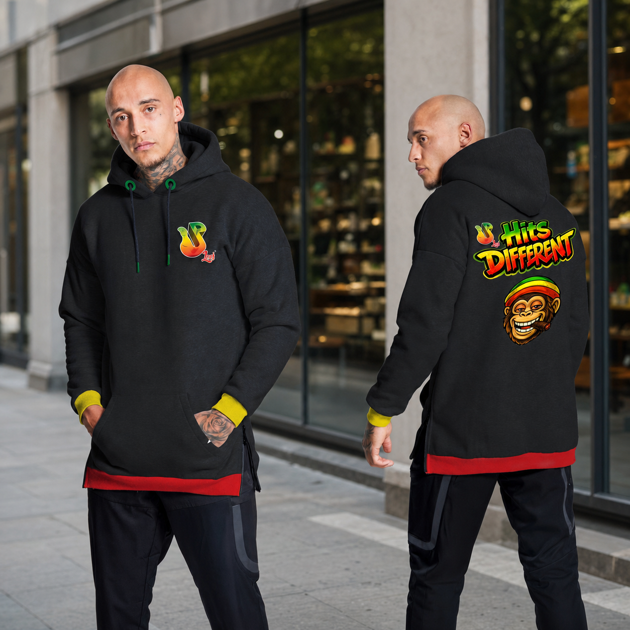 Up Leef Custom Hoodie